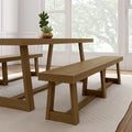 Classic Solid Wood Dining Bench - 86
