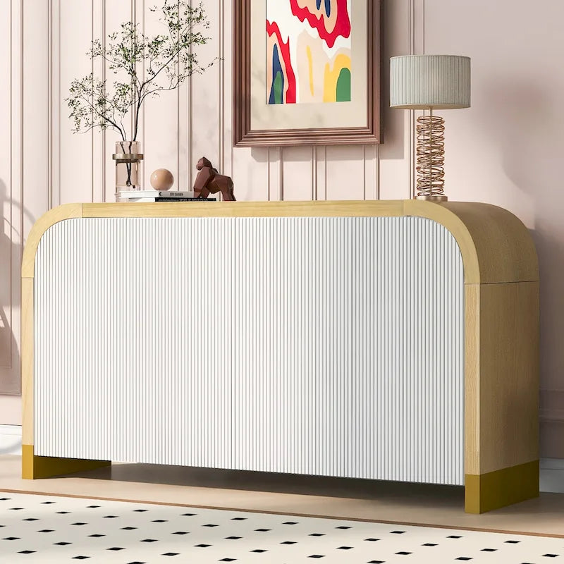 Cabinet with Adjustable Shelves,for Study,Living Room and Entrance