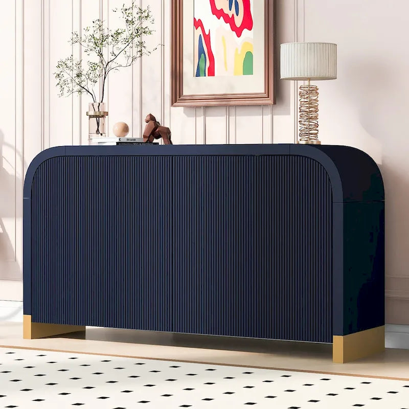 Cabinet with Adjustable Shelves,for Study,Living Room and Entrance